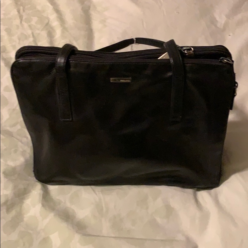 Perlina leather handbag almost a mini-briefcase